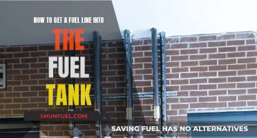 Fuel Tank Maintenance: Accessing Fuel Lines