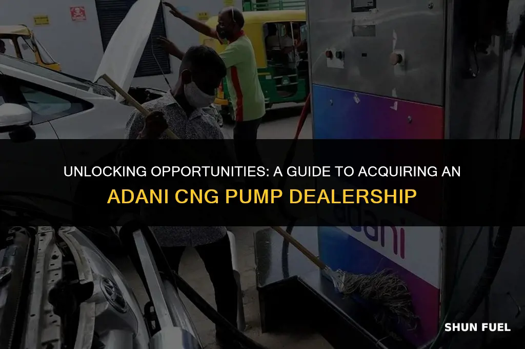 how to get adani cng pump dealership