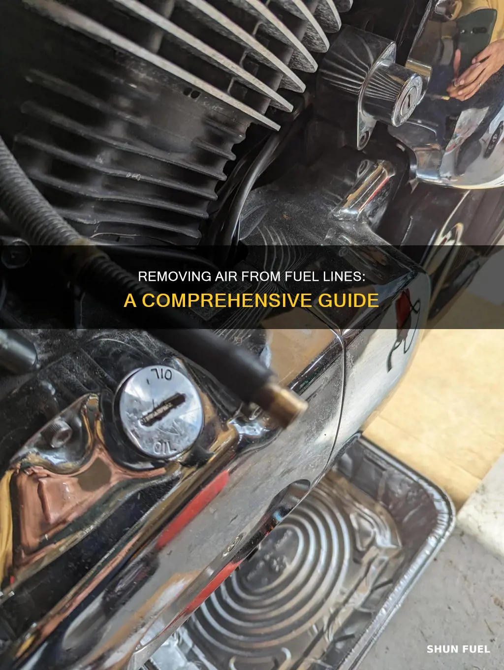 how to get air out of a fuel line