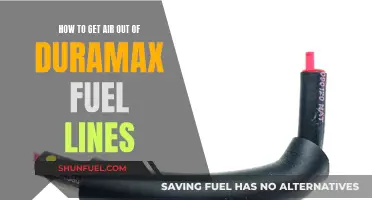 Removing Air from Duramax Fuel Lines: A Step-by-Step Guide