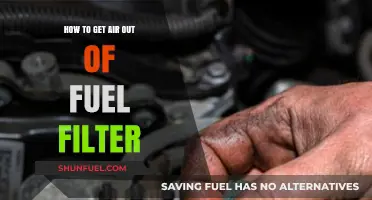 Removing Air from Fuel Filter: A Step-by-Step Guide