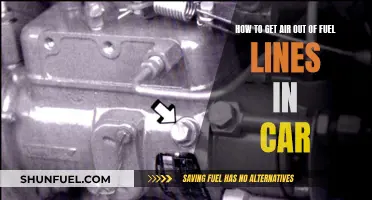 Eliminate Air Locks: A Guide to Getting Air Out of Car Fuel Lines