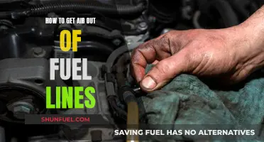 Removing Air from Fuel Lines: A Comprehensive Guide