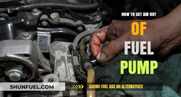 Efficiently Removing Air from Your Fuel Pump: A Step-by-Step Guide
