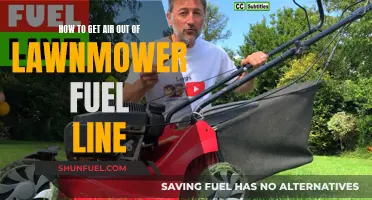 Mastering the Art of Removing Air from Your Lawnmower's Fuel Line