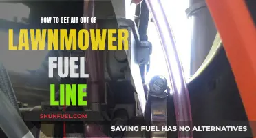 Bleeding Air from Your Lawnmower's Fuel Line: A Step-by-Step Guide
