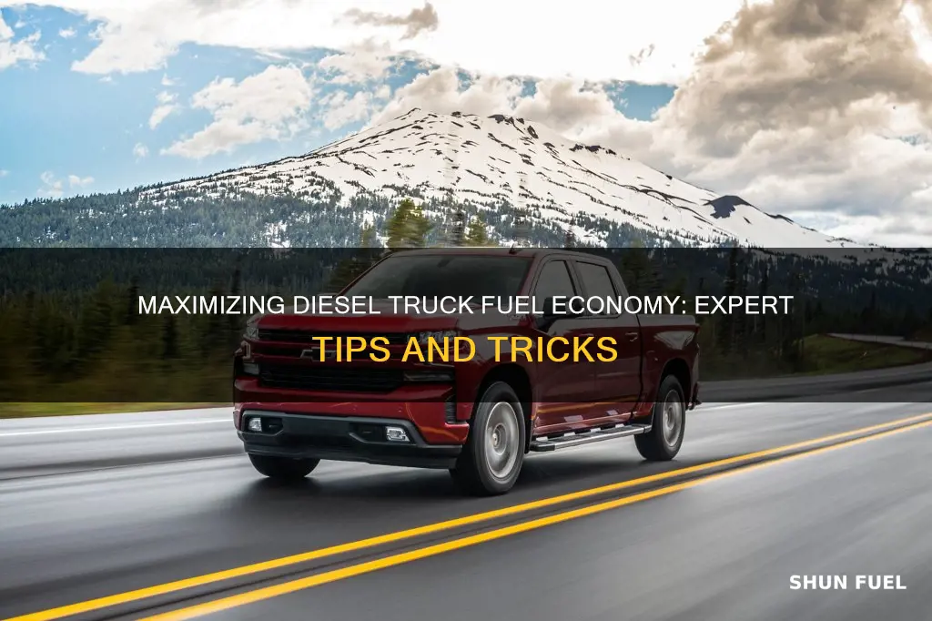 how to get better fuel economy in a diesel truck