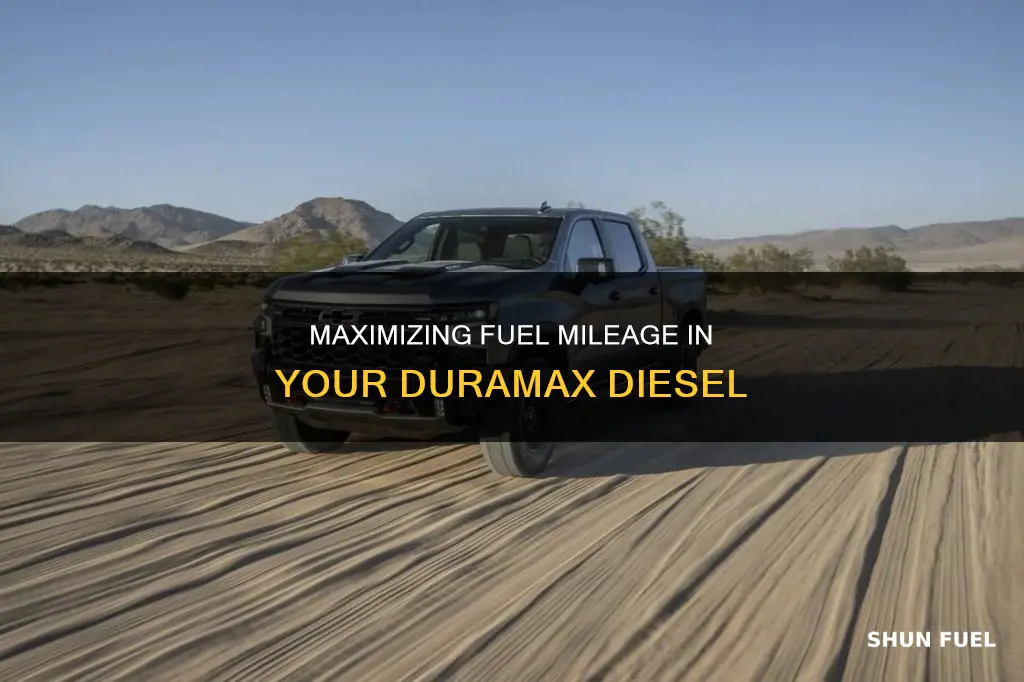 how to get better fuel mileage in a duramax diesel