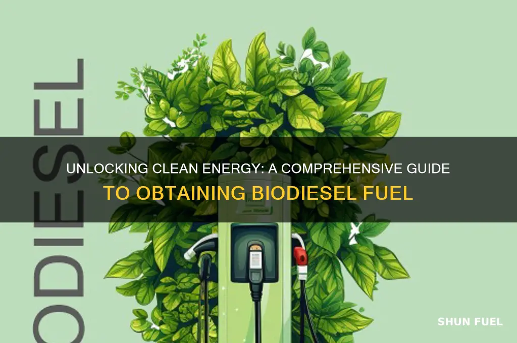 how to get biodiesel fuel