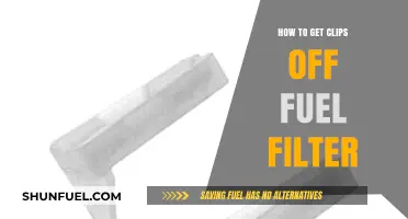 Removing Clips from Fuel Filter: Easy Steps