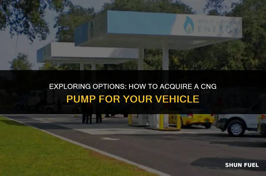 how to get cng pump
