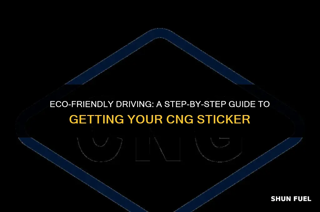 how to get cng sticker for car