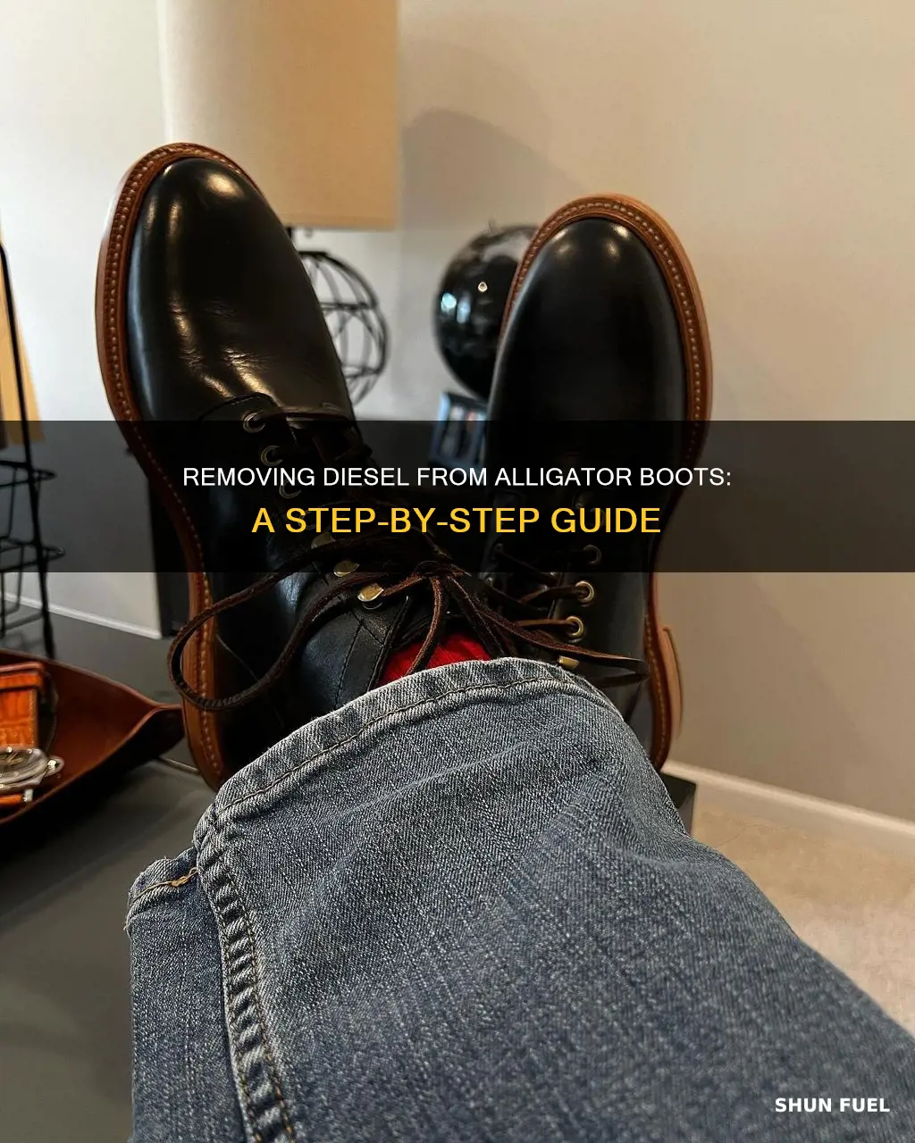 how to get diesel fuel out of alligator boots