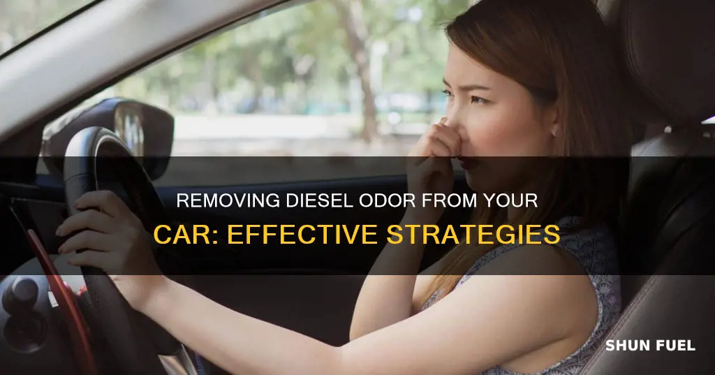 how to get diesel fuel smell out of car