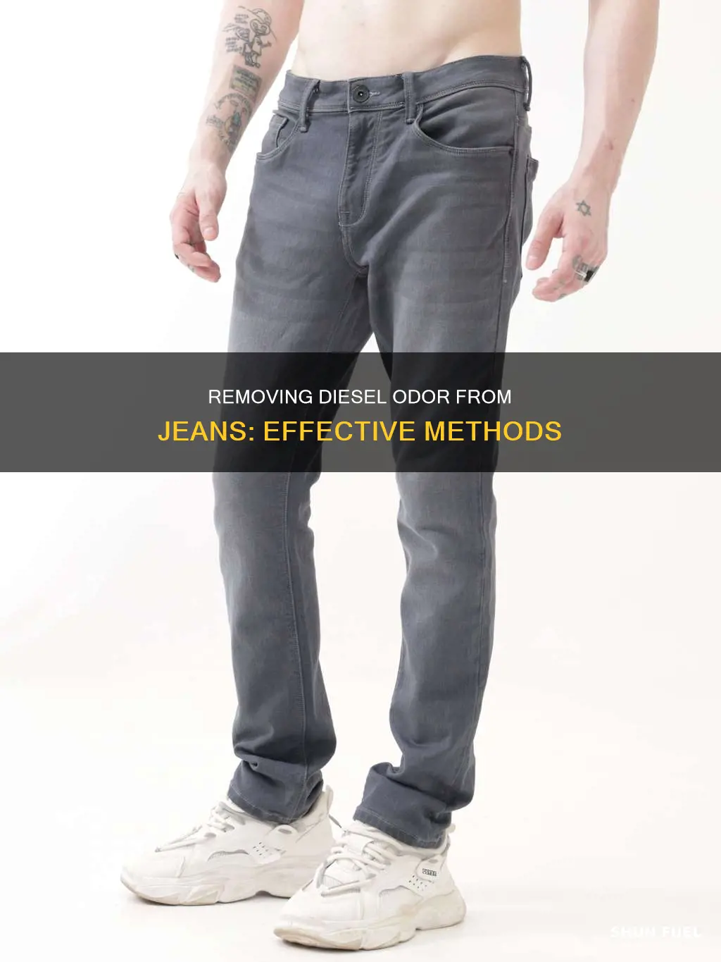 how to get diesel fuel smell out of jeans