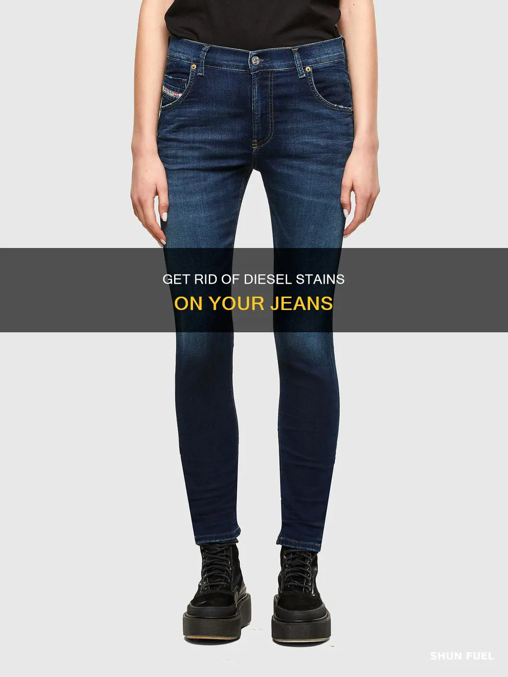 how to get diesel fuel spill out of jeans