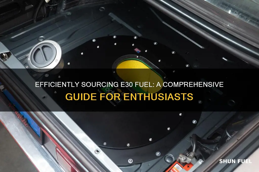how to get e30 fuel