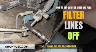 Mastering the Art of Removing Emission Lines and Fuel Filter Lines