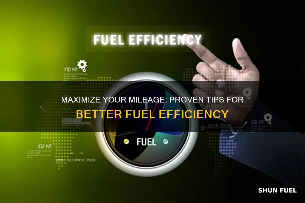how to get fuel efficiency