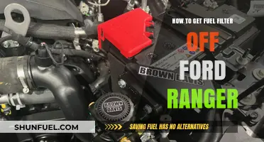 Removing Fuel Filter on Ford Ranger: Step-by-Step Guide