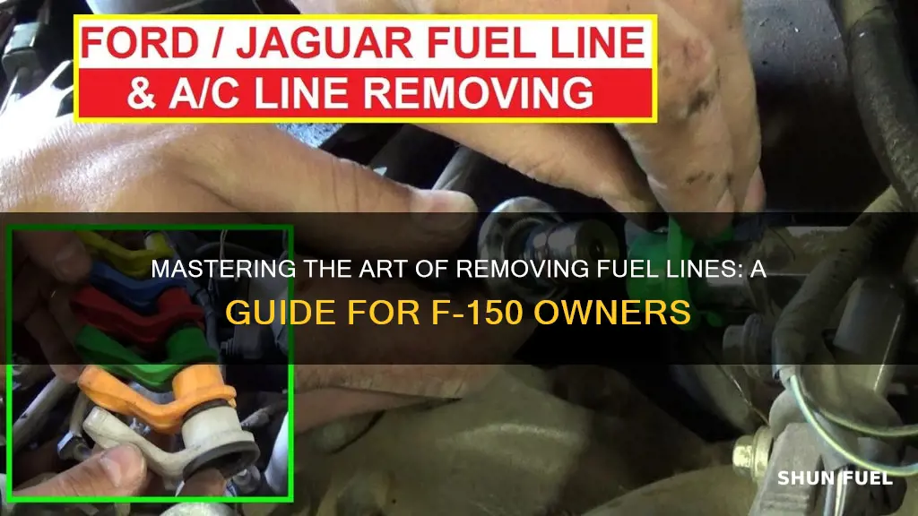 how to get fuel lines off f150