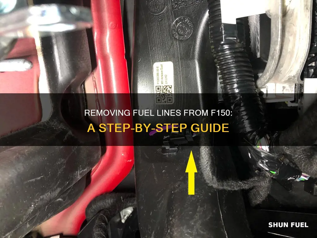 how to get fuel lines off f150