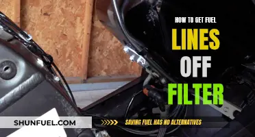 Removing Fuel Lines: Tips for Detaching from the Filter
