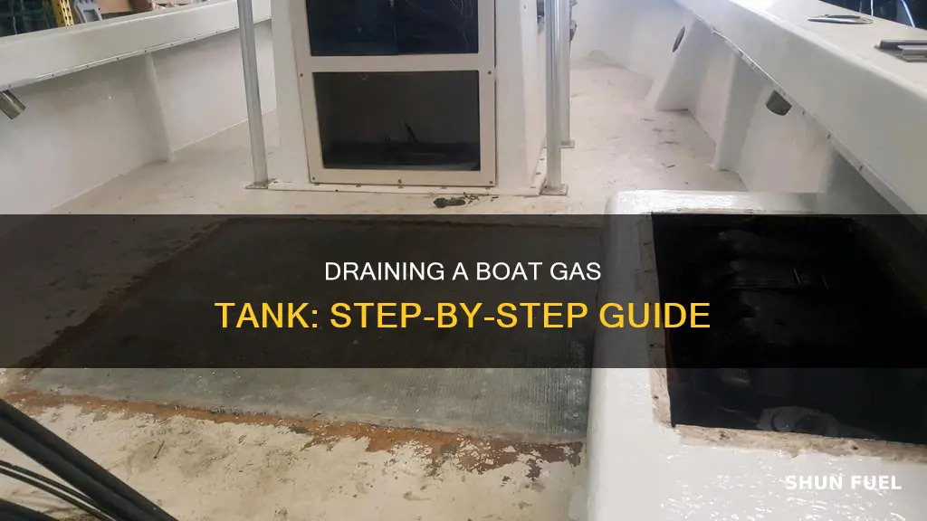 how to get fuel out of a boat gas tank