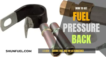 Restoring Fuel Pressure: Simple Steps to Take