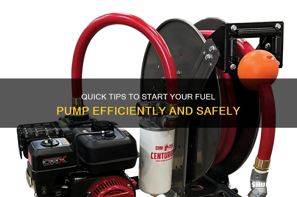 how to get fuel pump started