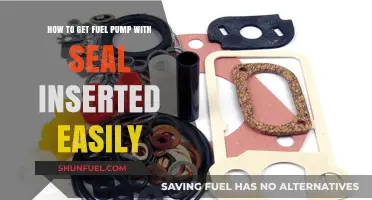 Effortless Fuel Pump Installation: Inserting the Seal Made Simple