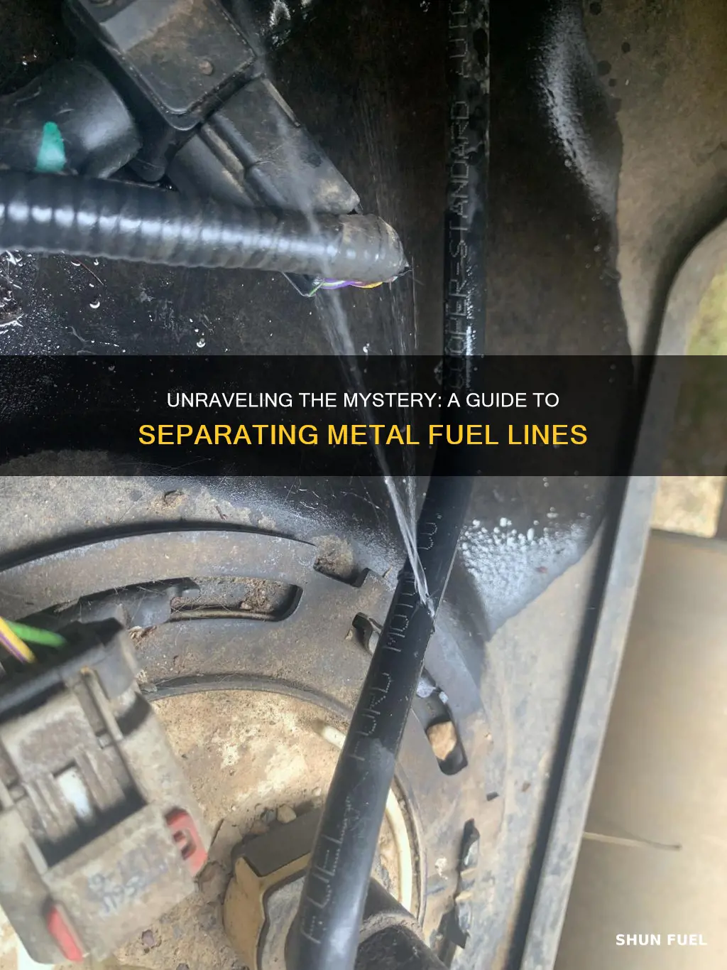 how to get metal fuel lines apart