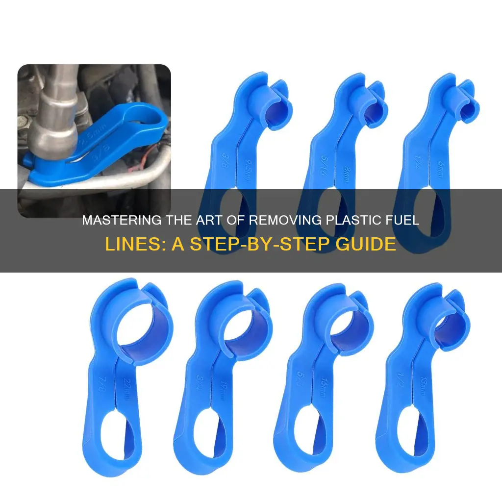 how to get plastic fuel lines off