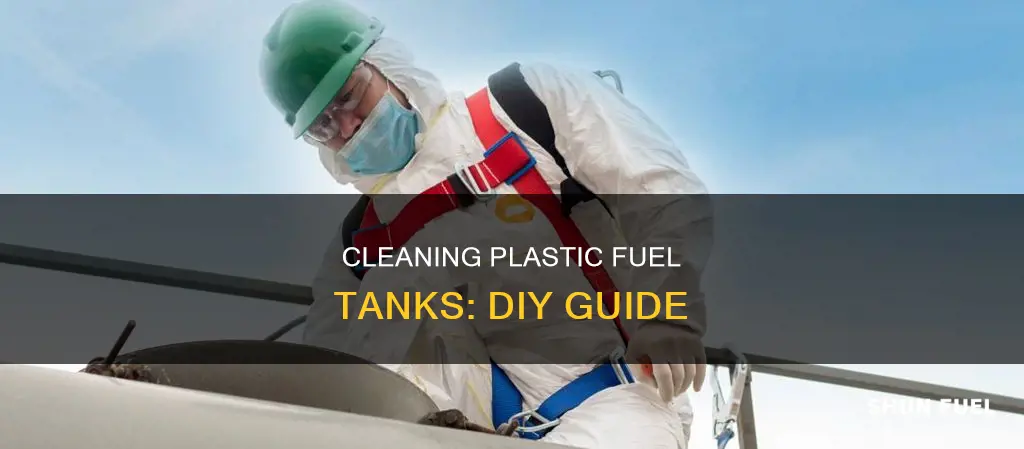 how to get plastic fuel tank clean