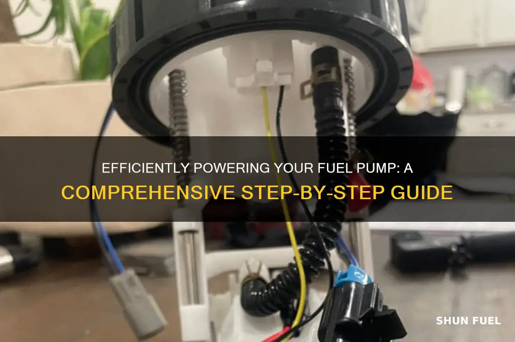 how to get power to fuel pump