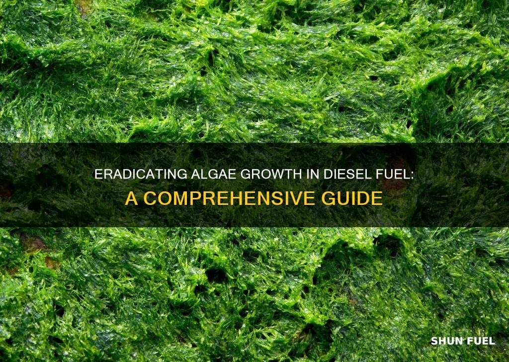 how to get rid of algae in diesel fuel