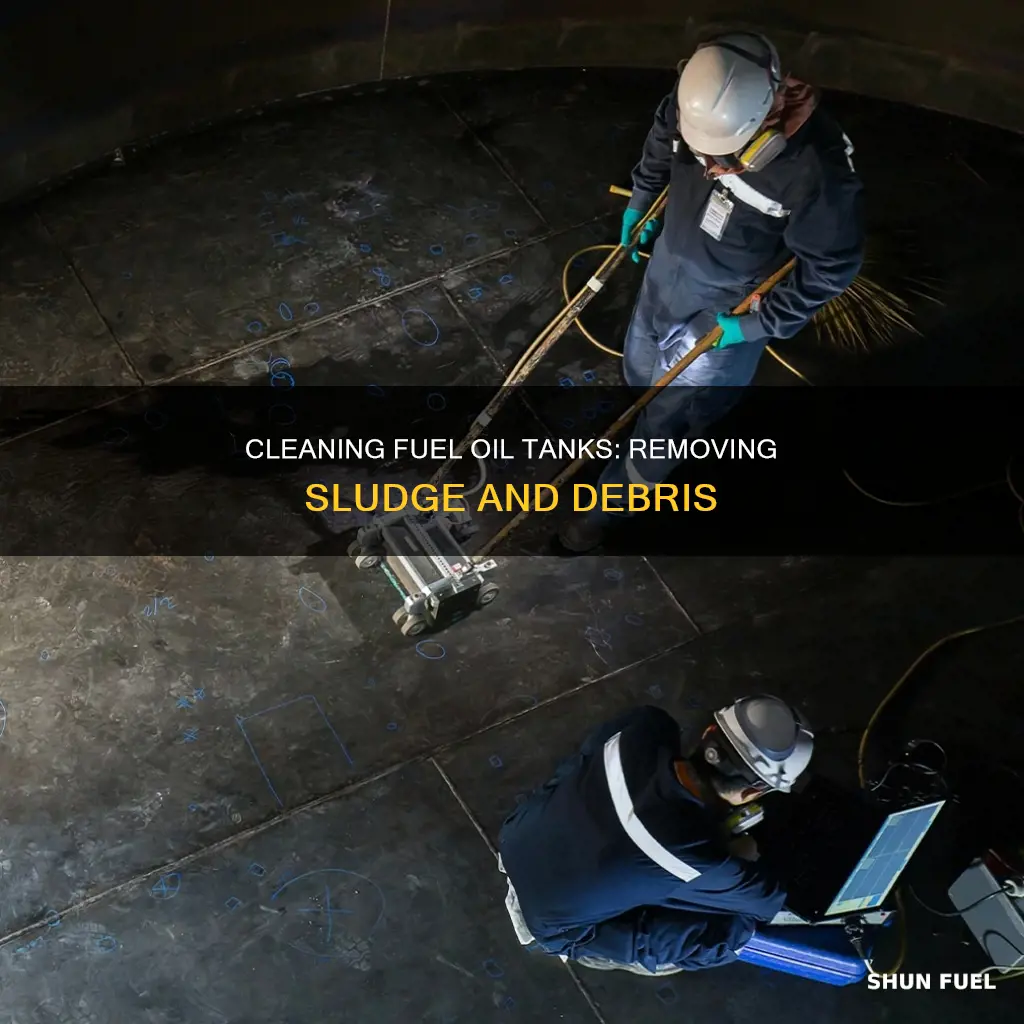 how to get rid of sludge in fuel oil tank