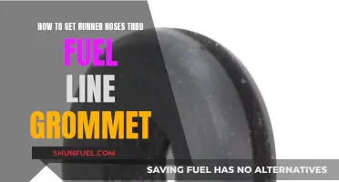 Fuel Line Maintenance: Guiding Runner Hoses Through Grommets