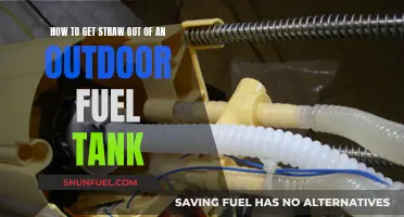 Outdoor Fuel Tank Maintenance: Removing Straw