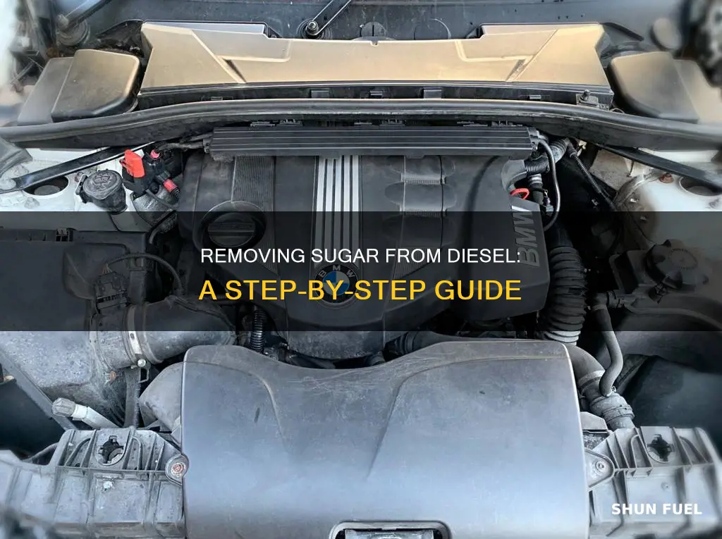 how to get sugar out of diesel fuel