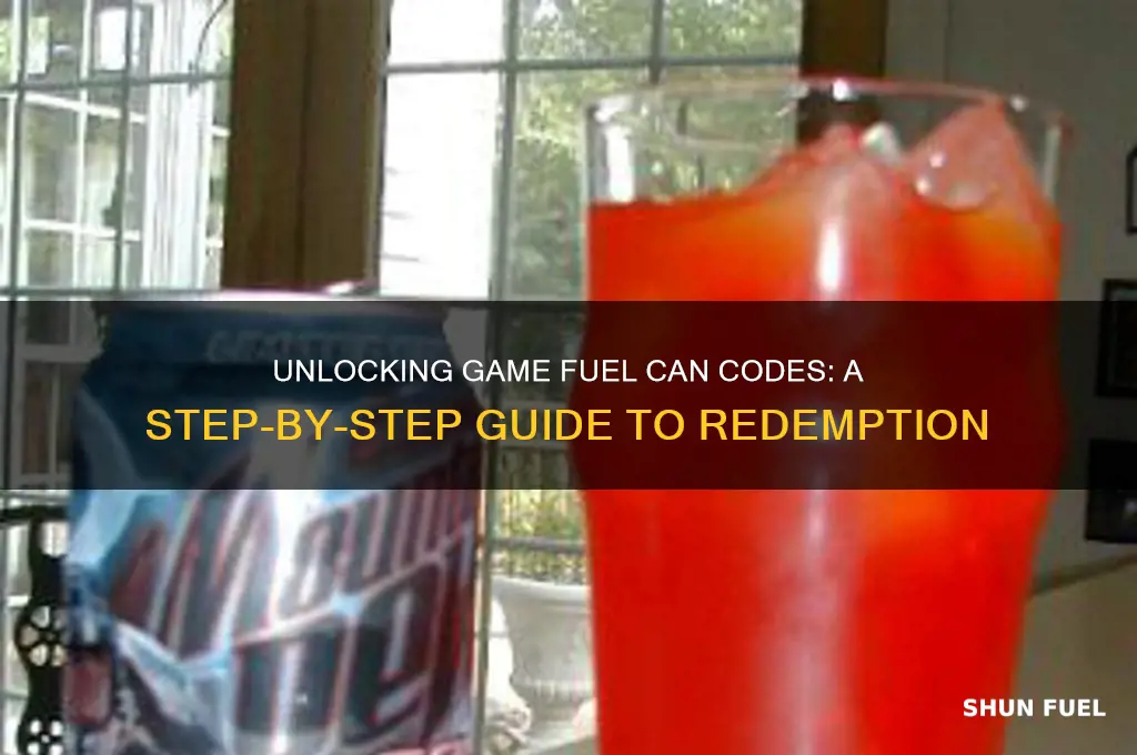 how to get the code from game fuel can