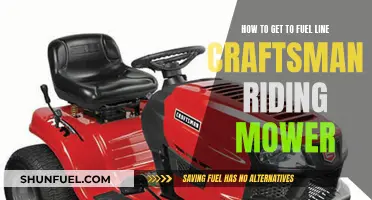 Accessing Fuel Line in Craftsman Riding Mower: A Guide