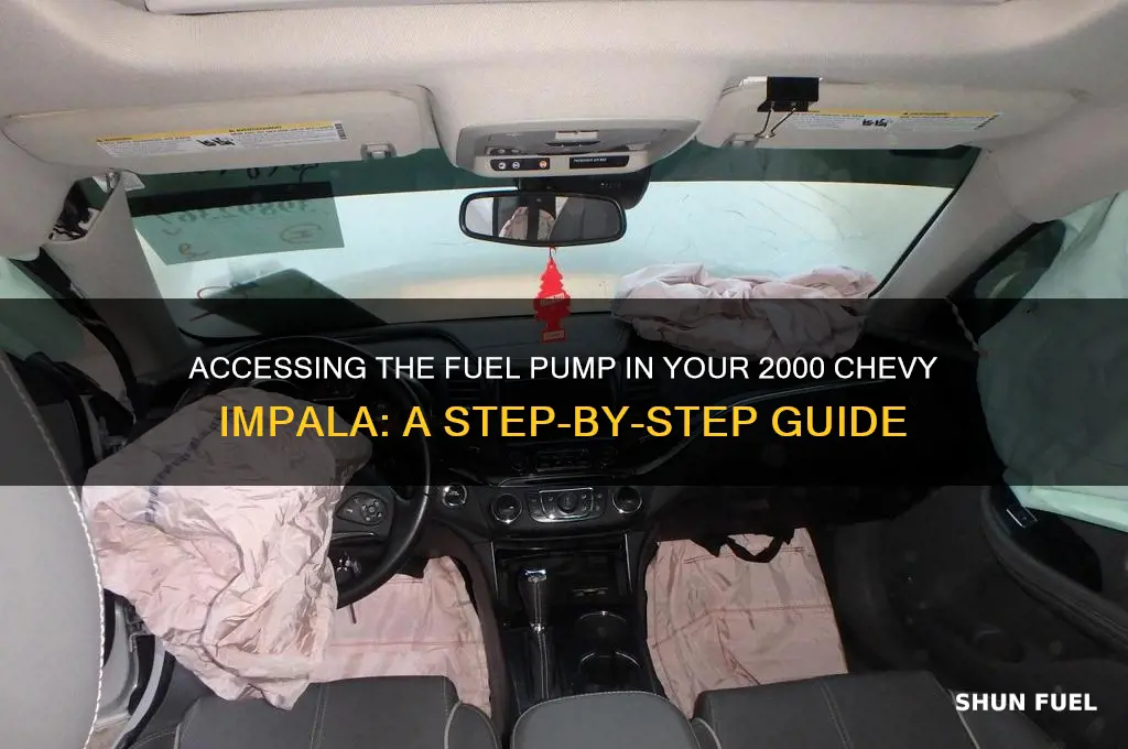 how to get to fuel pump 00 chevy impala