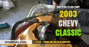 Accessing the Fuel Pump in Your 2003 Chevy Classic: A Step-by-Step Guide