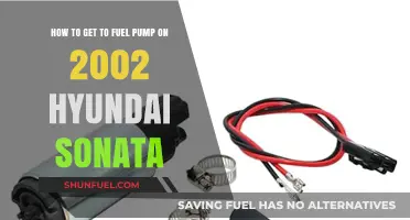 Accessing the Fuel Pump in Your 2002 Hyundai Sonata: A Guide
