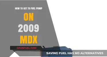 Accessing the Fuel Pump on a 2009 MDX: Step-by-Step Guide
