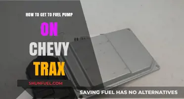 Accessing the Fuel Pump on Your Chevy Trax: A Step-by-Step Guide