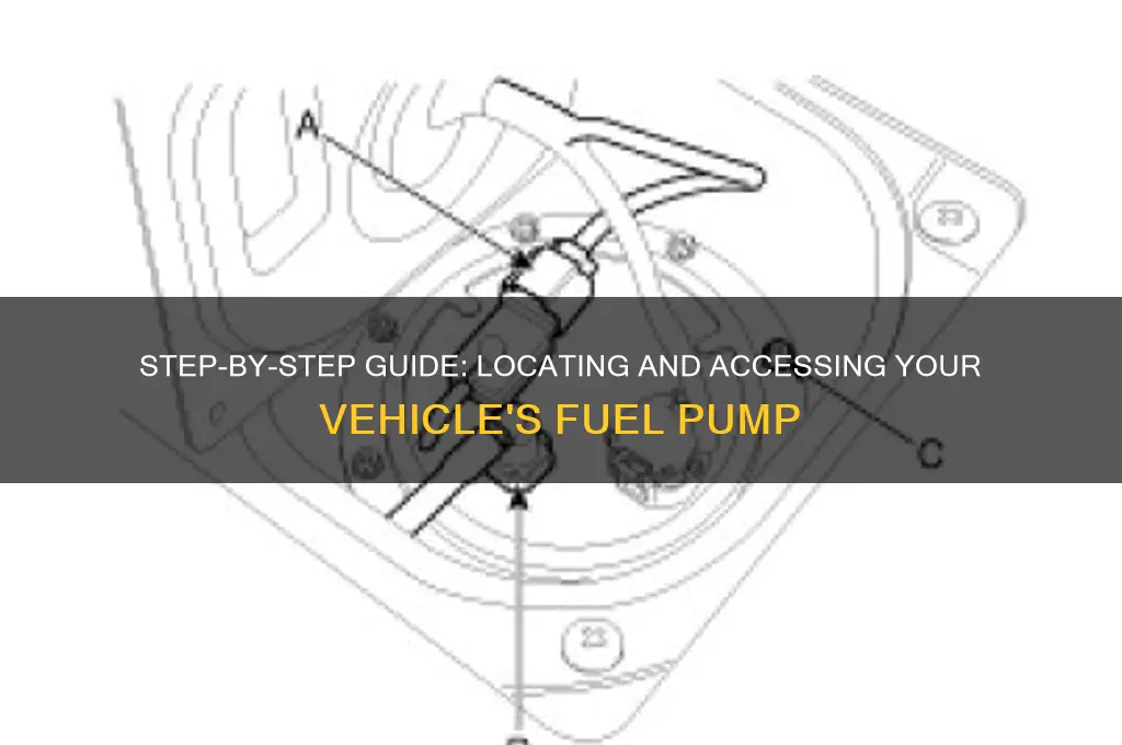 how to get to fuel pump