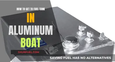 Accessing the Fuel Tank in Aluminum Boats