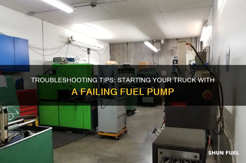 how to get truck to start with bad fuel pump